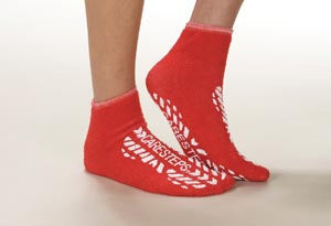 Alba Essential-Steps Patient Safety Footwear Footwear Risk Dbl-Trd2X Grn 4Dz/Cs -ES163