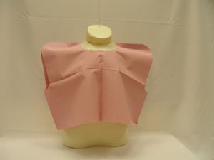 EXAM CAPE, 32" X 21", BLUE, T/P/T, PEBBLE, 100/CS, SOLD AS CASE TIDI 203