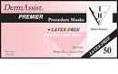MASK, PROCEDURE, EAR LOOP, PLEATED, LATEX FREE , 3-PLY, BLUE, ASTM LEVEL 3, 50/DISPENSER, 10 DISP/CS, SOLD AS CASE INNOVATIVE 10000124