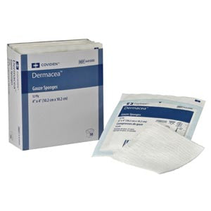 GAUZE SPONGE, 2" X 2", 8-PLY, STERILE 2S, 50 PCH/BX, 30 BX/CS, SOLD AS CASE CARDINAL 261