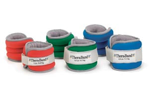 Hygenic/Thera-Band Comfort Fit Ankle & Wrist Weight Sets. Weights Ankle/Wrist 2Lb Red12Pr/Cs, Case