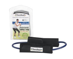 Hygenic/Thera-Band Professional Resistance Tubing. Tubing Resistance Loop W/Padcuffs Red Begin/Inter 12/Cs, Case