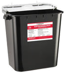 Bemis Hazardous Rcra Waste Containers Waste Container, 8 Gal, Gasketed Hinged, Clear Lid, 10/Cs -5008 070