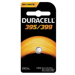 Duracell Medical Electronic Battery Battery Watch Silver Oxided395/D399 6/Bx 6Bx/Cs Upc66142 -D395/399PK