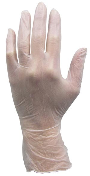 VINYL EXAM GLOVE, POWDER-FREE, MEDIUM, 100/BX, 10 BX/CS, SOLD AS CASE HOSPECO 10000901