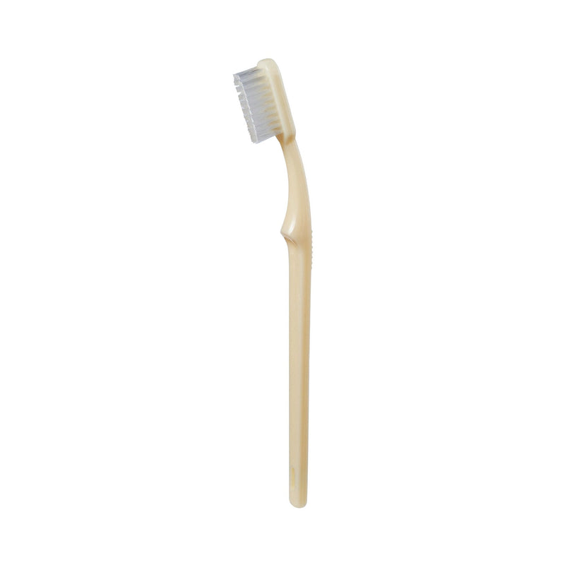 McKesson Toothbrush, Ivory, Adult Medium, 1-1/16" x 3/8" Head, 1/2" x 5-7/8" Handle 144/BOX -16-TB39