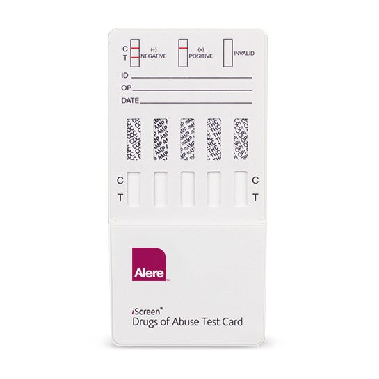 Alere Toxicology Iscreen Dip Card Drug Test Dip Card 4 Test25/Bx -IS4 A DIP