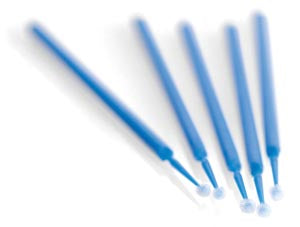 Sdi Points Disposable Brush Applicators. Applicator Point Med Dk Blu400/Pk, Pack