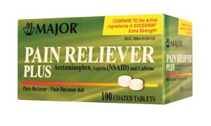 MAJOR ANALGESIC TABLETS, SOLD AS EACH MAJOR 10000565