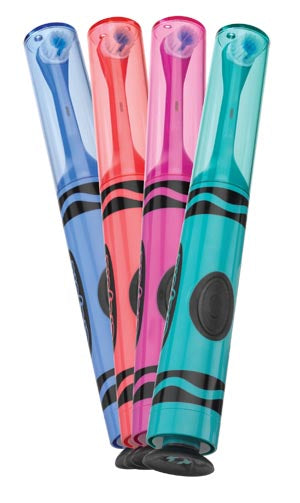 CRAYOLA™ TOOTHBRUSH WITH TIMER AND LIGHT, SOFT, 1 DOZEN, SOLD AS DOZEN SUNSTAR 10000227