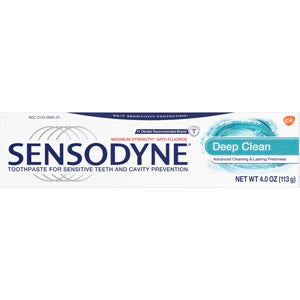 Haleon Sensodyne Toothpaste. Sensodyne Deep Clean Toothpaste, 4 Oz. Tube, 12/Cs  (Available For Sale In Us Only) Gsk# 08700 (Products Cannot Be Sold