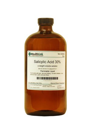 Edm3 Stains And Reagents. Salicylic Acid, 30% In 95% Etoh, 32 Oz (Item Is Non-Returnable) (Us Only) (Item Is Considered Hazmat And Cannot Ship Via Air