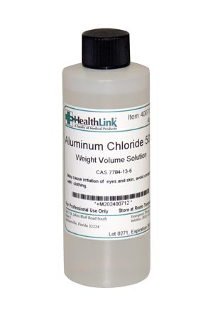 Edm3 Stains And Reagents. Aluminum Chloride, 50%, 4 Oz (Item Is Non-Returnable) (Us Only). Solution Aluminum Chloride50Pct Non-Reg 4Oz, Each