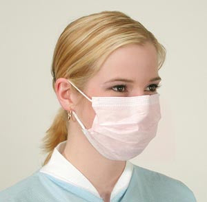 Alphaprotech Critical Cover Cooloneª Ear Loop Masks. Mask Earloop Coolone 7In Pink50/Bx 10Bx/Cs, Case