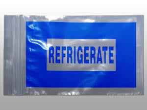 REFRIGERATE BAG, BLUE, 2MIL, 4" X 6", 1000/CS, SOLD AS CASE LK 10000874