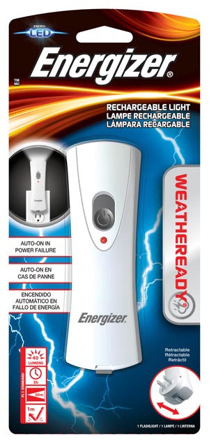 Energizer Flashlight - Economy. Light Recharge Emergencyenergizer 3/Cs, Case