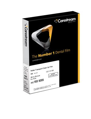 Carestream Roller Transport Clean-Up Film. Xray Film Roller Transportcleanup 8X10 100/Bx, Box