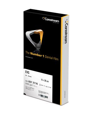 Carestream Ultra-Speed Intraoral X-Ray Film. Xray Film Intraoral Df-40 Sz 2Ultraspd Bitewing Paper 50/Bx, Box