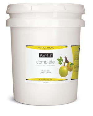 Hygenic/Performance Health Bon Vital Completeª Massage Cr�me. Creme Massage Complete 5 Gal, Each