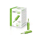 Medivena One-Care Plus Safety Lancets. Lancet Safety 21Gx2.4Mm Highgrn 100/Bx, Box