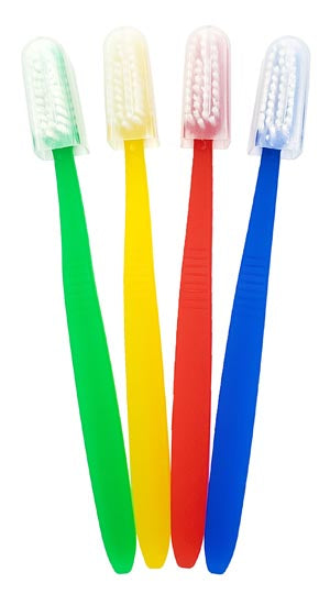 New World Imports Toothbrushes. Toothbrush W/Cap Asst Color7In Indiv Wrap 250/Bx 4Bx/Cs, Case