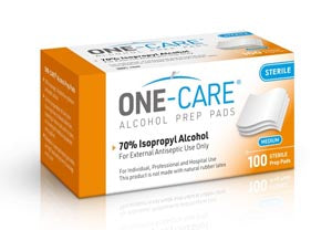 ALCOHOL PREP PADS, 70% ISOPROPYL ALCOHOL, M SIZE, 200/BX, SOLD AS BOX MEDIVENA 10001205