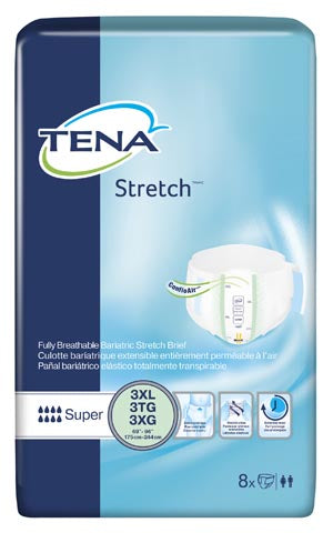 Essity Hms Tena Stretchª Briefs. Brief Super 3Xl Grn 8/Pk4Pk/Cs, Case