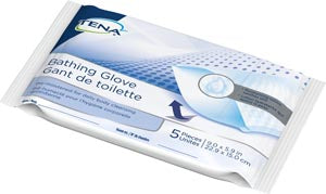 BATHING GLOVE, SCENT FREE, 5/PK, 45 PK/CS, SOLD AS CASE ESSITY 10001246