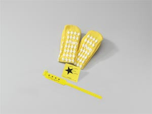 Tidi Posey Fall Risk Indicators. Kit Fall Managemnt Ess Yellowlg Socks/Magnet/Braclt/Blnkt, Each