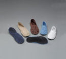 Tidi Posey Socks And Slippers. Non-Skid Slippers, White, Small (Continental Us + Hi Only). Slippers Nonskid White Sm, Pair