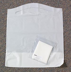 BIB, 20" X 29", DIE CUT NECK, BLUE, X-LARGE TISSUE/ POLY, 500/CS, SOLD AS CASE TIDI 203