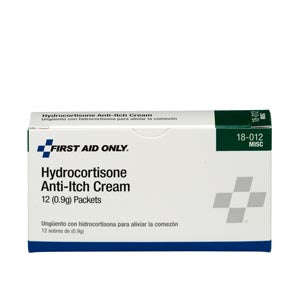 First Aid Only/Acme United Sting & Itch Relief. Hydrocortisone Cream 12/Bx(Drop), Box
