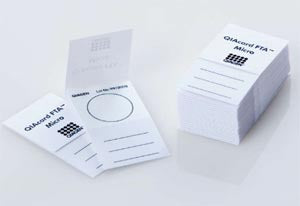 Qiagen Fta Nucleic Acid Collection. Fta Micro Card 125Ul/125Ul1-Sample Area 25/Pk, Pack