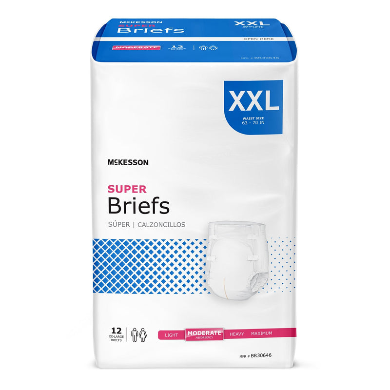 McKesson Super Briefs, 2X Large 48/CASE -BR30646