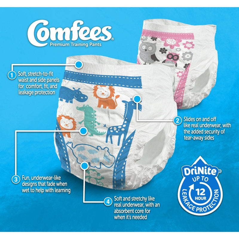 Comfees Training Pants, 4T to 5T 114/CASE -CMF-G4