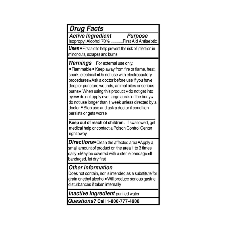 McKesson Isopropyl Alcohol Antiseptic, 16 oz. Bottle 12/CASE -23-D0022