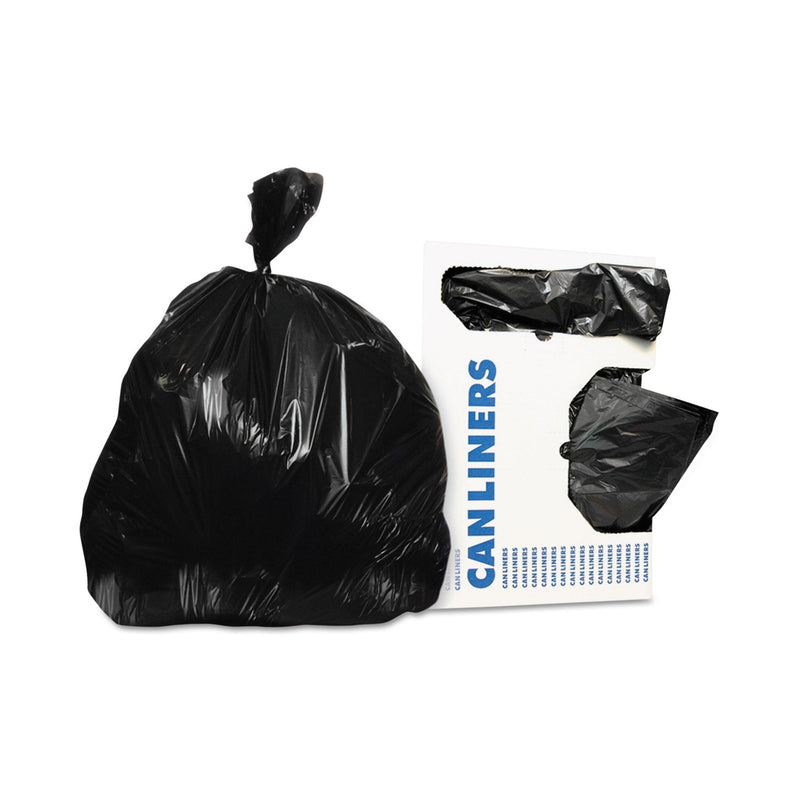 Heritage™ Heavy Duty Trash Bag, 45 gal, Black 125/CASE -H8046HK