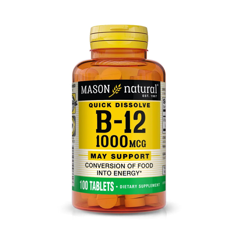 Mason Natural Vitamin B-12 Vitamin Supplement 1/BOTTLE -31184509661