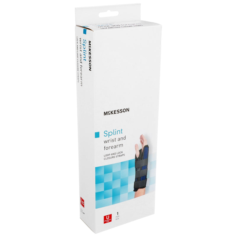 McKesson Left Wrist / Forearm Splint, One Size Fits Most 1/EACH -155-79-87060