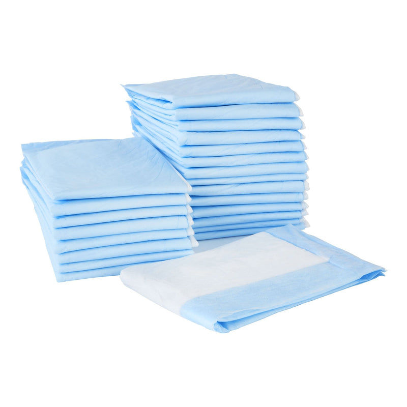 McKesson Classic Light Absorbency Underpad, 17 x 24 Inch 300/CASE -UPLT1724