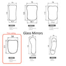 small Pedo Dental Intra Oral Photo Mirror Glass Osung -DME5G - Osung USA