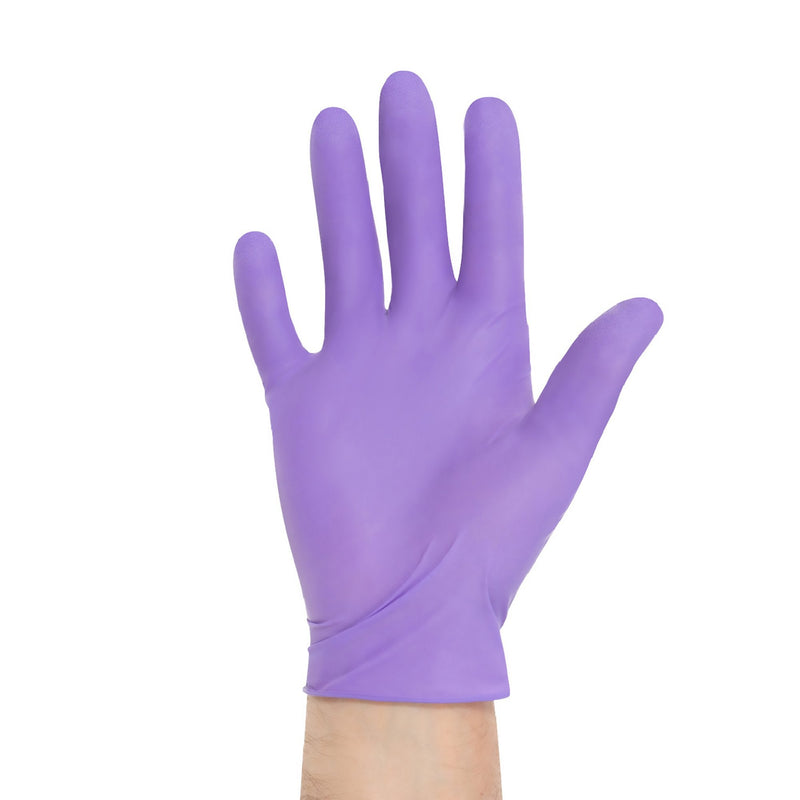 Purple Nitrile-Xtra™ Nitrile Extended Cuff Length Exam Glove, Small 500/CASE -50601