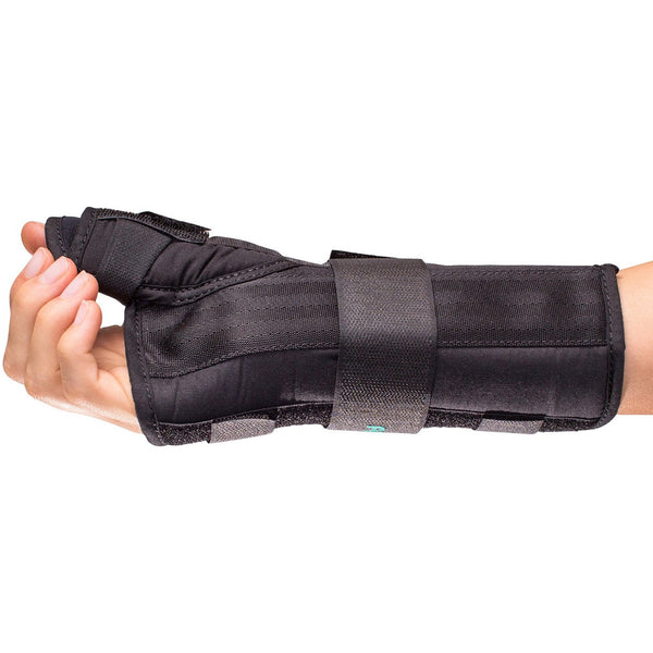 WRIST BRACE, PREMIER W/THUMB SPICA RT MED 8"