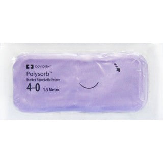 SUTURE, CONVENTIONAL CUTTING, SIZE 4-0, UNDYED, 18", NEEDLE PC-13, 3/8 CIRCLE, 3 DZ/BX, SOLD AS BOX MEDTRONIC/MINIMALLY 10000446