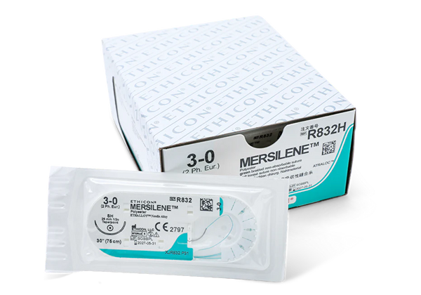 SUTURE, TAPER POINT, SIZE 5MM, 3/16" X 12", WHITE WOVEN TAPE, NEEDLE CTX CTX, ½ CIRCLE, 6/BX, SOLD AS BOX ETHICON 243