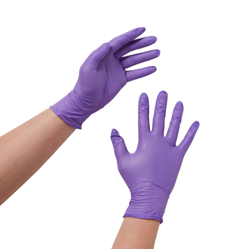Purple Nitrile Exam Glove, Medium 100/BOX -55082