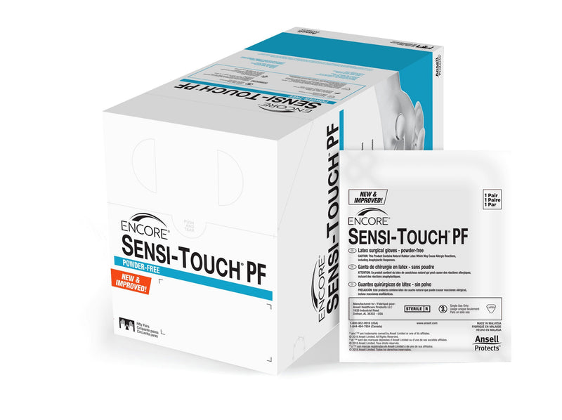 Encore Sensi-Touch PF Latex Surgical Glove, Size 6.5, Natural 50/BOX -7823PF
