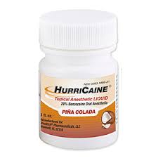 Beutlich Hurricaine Topical Anesthetic Anesthetic Gel Topical Syringepina Colada 4/Pk