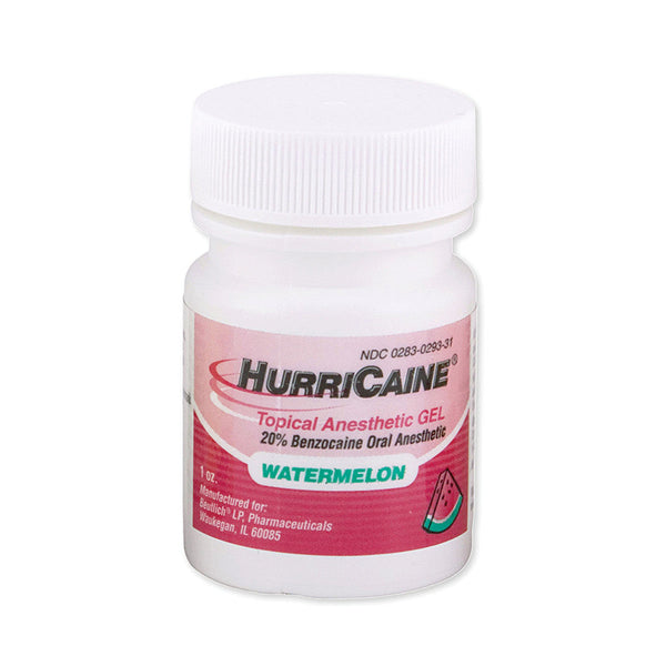 Beutlich Hurricaine Topical Anesthetic Anesthetic Topical Gel Syringeprefilled 1.2G Strawberry 4/Pk