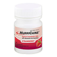 Beutlich Hurricaine Topical Anesthetic Anesthetic Gel Topicalhurricaine Strwberry 1.5Oztube